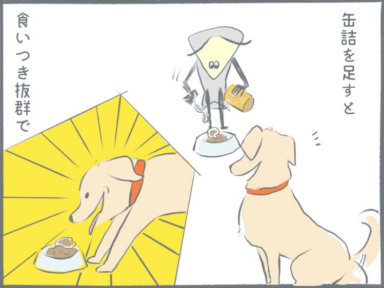 犬あるある漫画【17話】飼い主トークあるある...?犬用フードを...｜マンガで解説、犬あるある早く言いたい